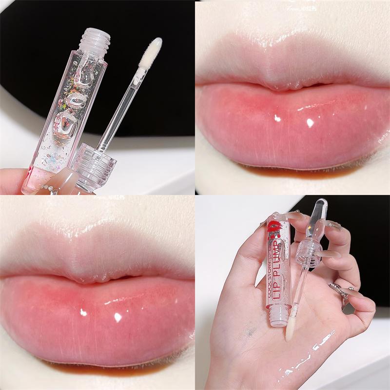 Gold Leaf Toot Clear Lip Oil Volumizing and Moisturizing Lip Honey Autumn and Winter Care Shine Powder Lip Oil Lip Care