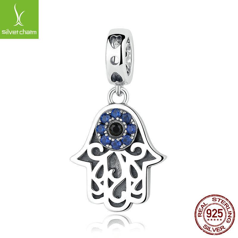 Devil'S Eye Diy Bracelet Beads Loose Beads, Accessories S925 Sterling Silver Eye Beads