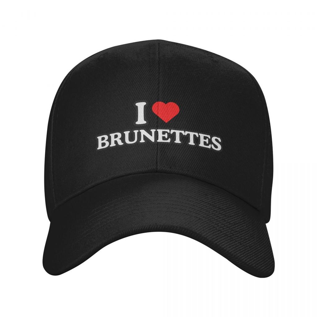I Love Brunettes Baseball Cap Beach Hat Man Luxury custom caps Women's Beach Visor Men's