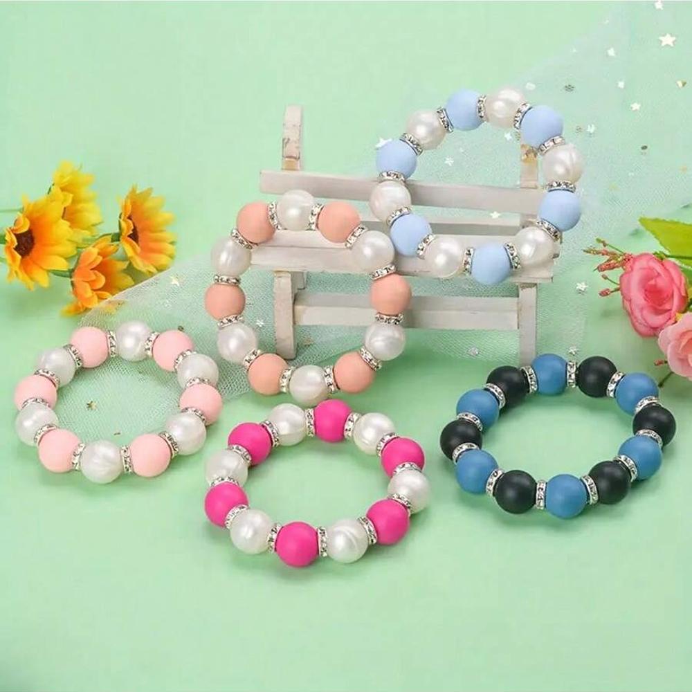 50/100PCS mixed silicone beads, 12mm/15mm DIY craft beads, suitable for keychains, bracelets, necklaces, and jewelry making