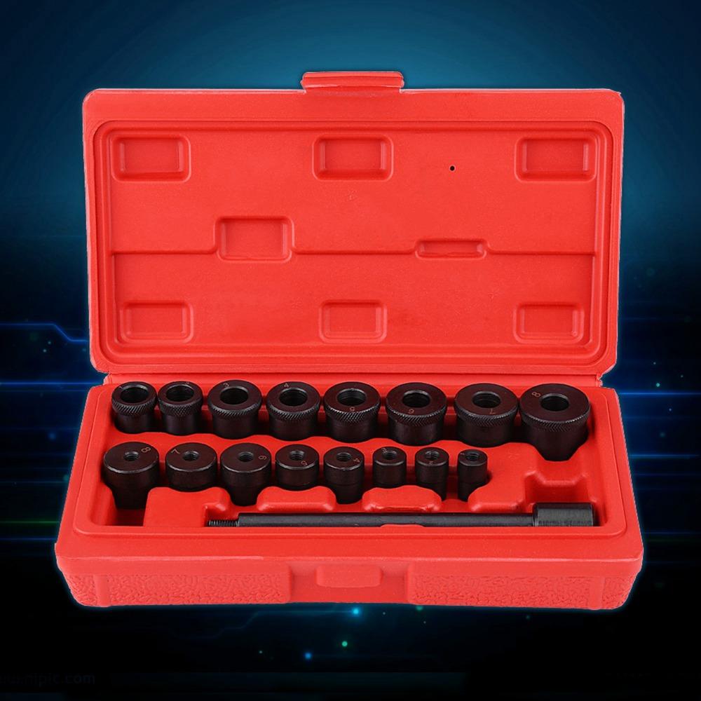 17PCS Guide Shaft Clutch Disc Centering Tool Manual Gearbox Transmission Repair