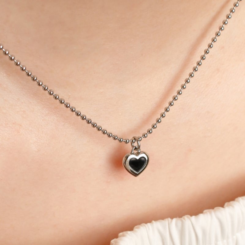 noonoo fingers Dewy Heart Necklace