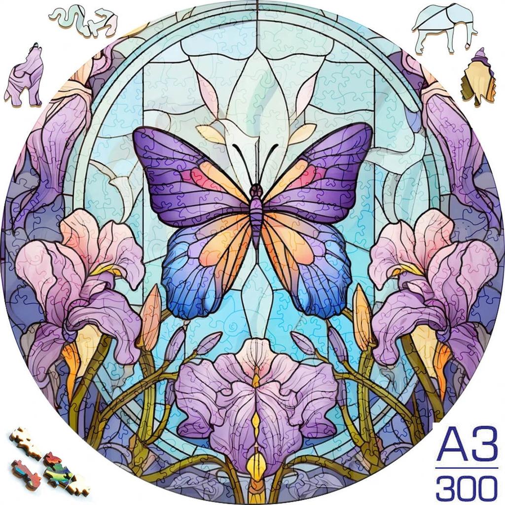 Non-Toxic Moon A3/A4/A5 Size Wood Jigsaw Puzzle With For Adults Children Not Common Shape A Gifts For Parent-Child Games And Family Fu