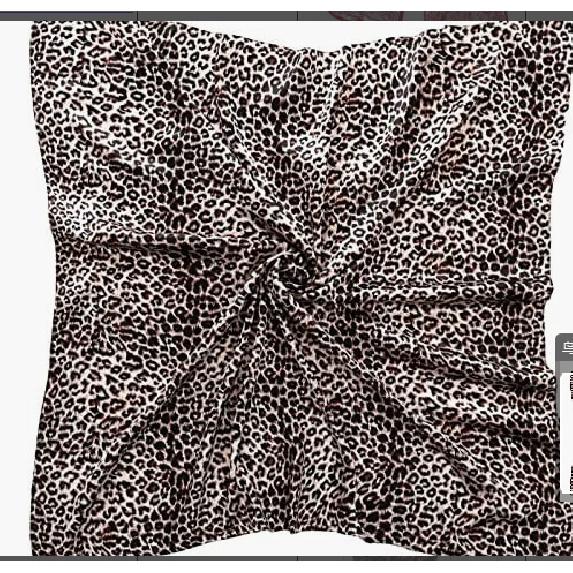 

Имитация шелкового шарфа для женщин 90 см цветной квадратный шарф с леопардовым узором европейский и американский шарф повязка на голову 90*90cm