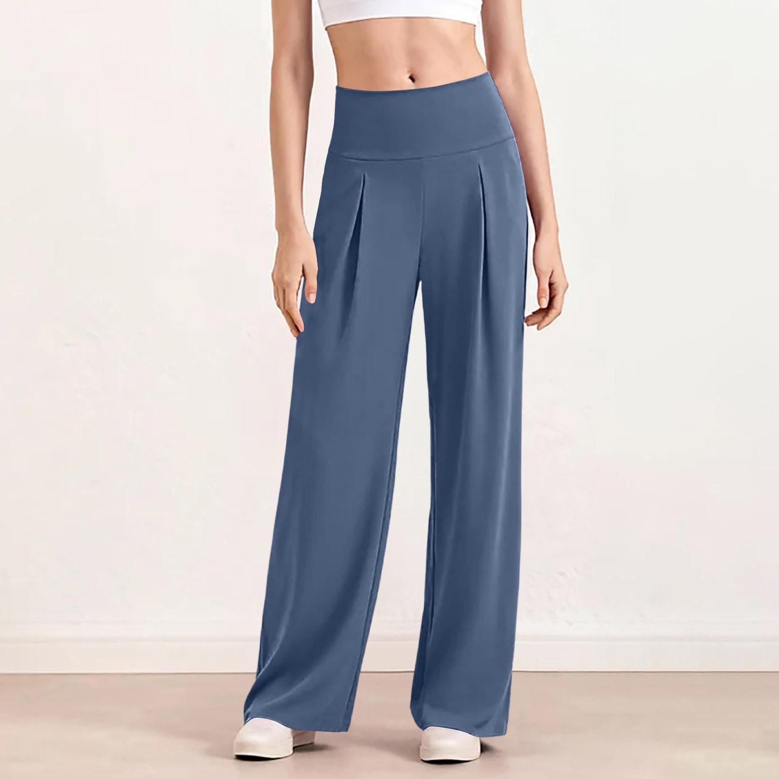 

Fashion Womens Sexy Yoga Pants High Waist Cross Wide Leg Color Exercise Yoga Pants XL