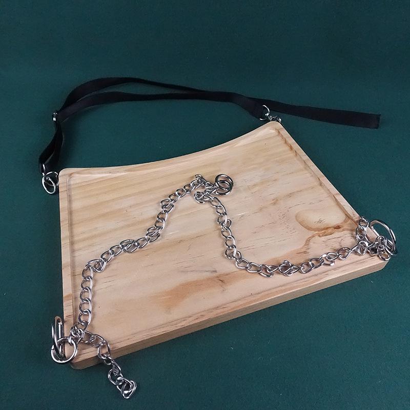 Colar com Pinças Eroticas Ponderadas para Treinamento de Escravo Masculino