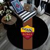 AS Roma Round Area Rug,Carpet Rug for Living Room Bedroom Sofa Playroom Decor,Non-slip Floor Mat
