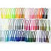 Colored PVC Zipper Pull Rope with Removable Drawstring and Rubber Pull Tab for Bags and Luggage