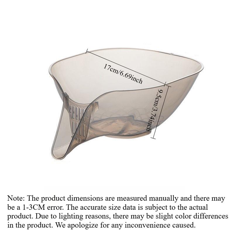 Household Multifunctional Drainage Kitchen Vegetable and Fruit Cleaning Basket, Household Fruit and Vegetable Filtering Basket серый