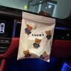 20Pcs Cartoon Animal Car Garbage Bag Stick-On Disposable Auto Trash Bag Waterproof Leakproof Camping Travel Office Home Car Vomit
