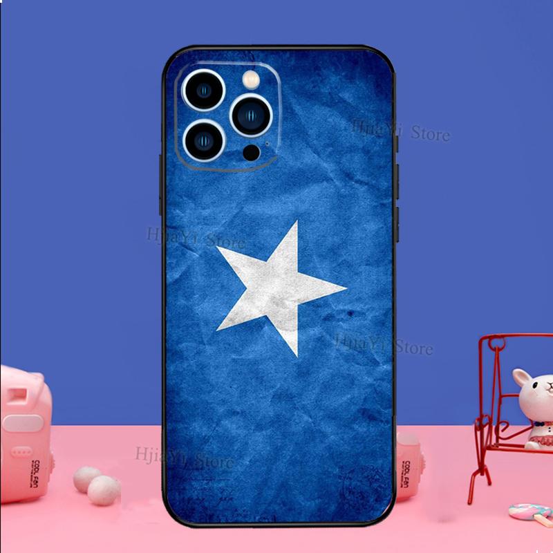 Somali Somalia National Flag Phone Case For iPhone 16 15 11 12 13 14 Pro Max Mini X XS XR Plus SE2 Funda Coque Capa Cover