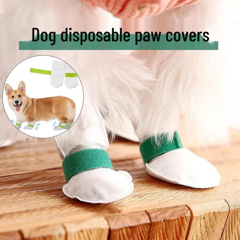 Disposable Waterproof Pet Shoes - Anti-Dirty, Skid-Proof Protection for Claws and Feet