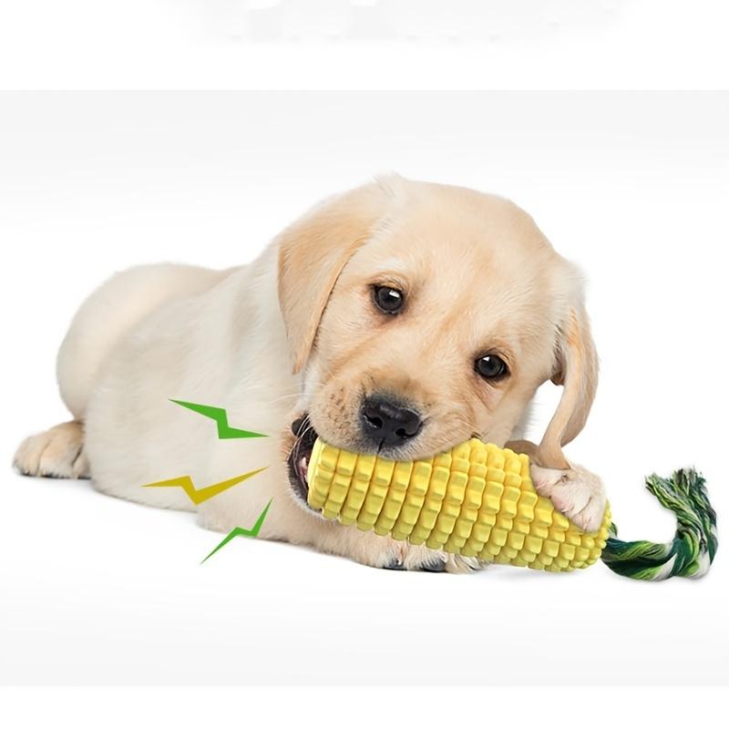 Trwałe i bezpieczne interaktywne gryzaki dla psów - Idealne narzędzia do czyszczenia zębów dla Twojego zwierzaka - Naturalne szczoteczki do zębów w kształcie kukurydzy