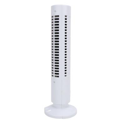 Desktop Tower Fan With 2 Wind Speed Bladeless Quiet Cooling USB Small Tower Fan for Bedroom Home Office White