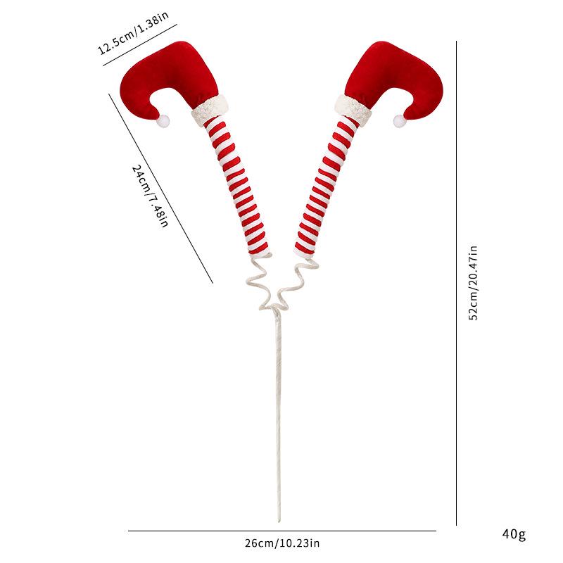 Elf Legs & Knit Hat DIY Christmas Tree Decorations Set