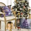 Christmas Pillow Cover Polyester Printed New Office Sofa Cushion Decoration Home Pillow Cover