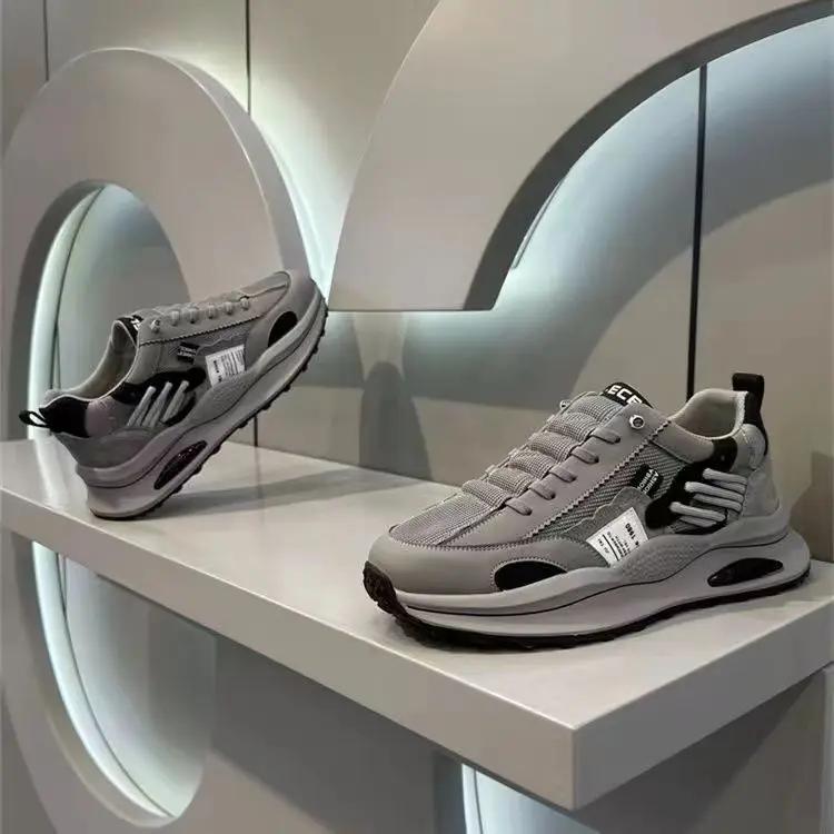 Fashion 2025 New Men's Sneakers Mesh Breathable Casual Shoes Outdoor Tennis Training Shoes Designer Platform Sport Running Shoes for Men
