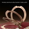 Premium Aviation Aluminum Alloy Bracket Case For Samsung Galaxy S26 Ultra/S25 Ultra/S24 Ultra Magnetic Vegan Leather Stand Cover