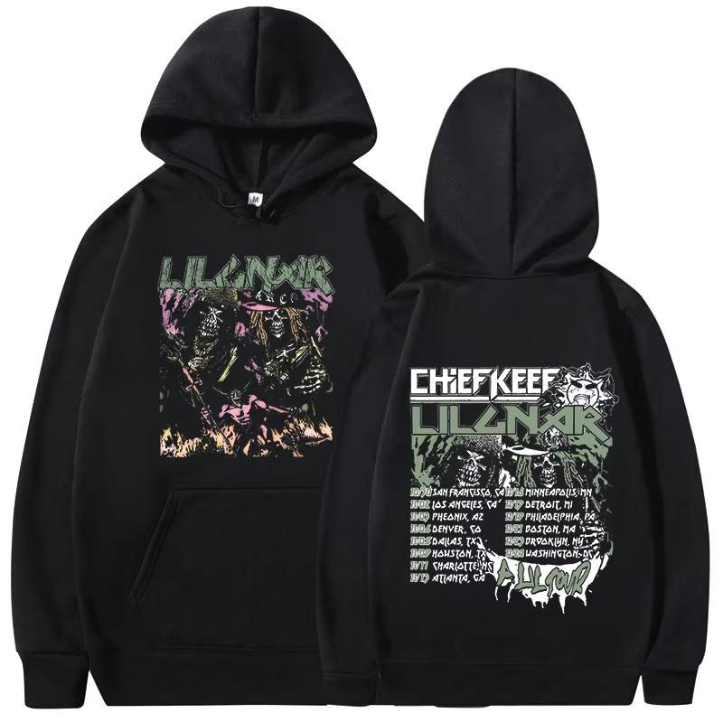 Rapper Chief Keef Tour Merch Hoodie, Unisex Fashion Hip Hop Long Sleeve Pullover Sweatshirt Streetwear Hoodies