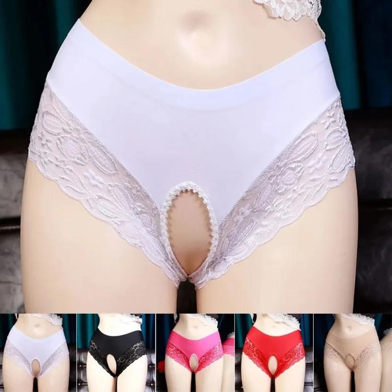Sissy Pouch Panties Mens Lace Bikini Briefs G-String Thongs Underwear Knickers Fashion Cotton Seamless Linge Sexy Panties