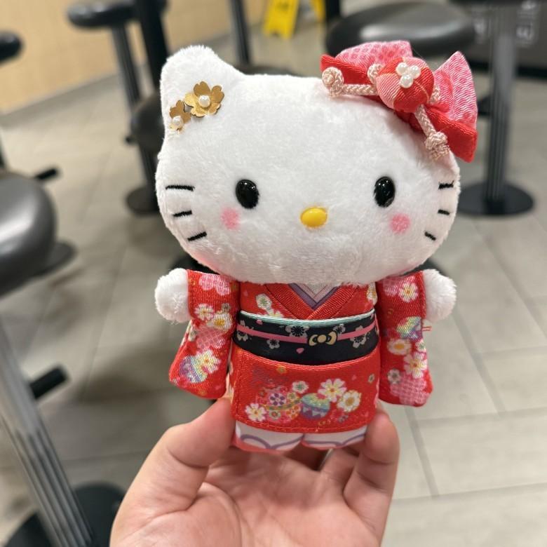 Plush Keychain With Kimono Bow For Kids And Collectors