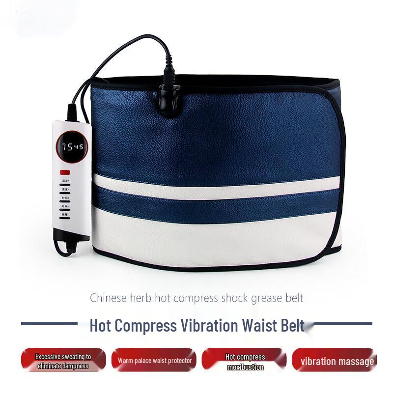 Mussels Abdominal Massage Belt with Heat & Vibration