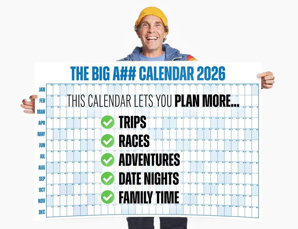 2026 erasable wall calendar annual view planning calendar easy to hang with markers and 100 stickers blue