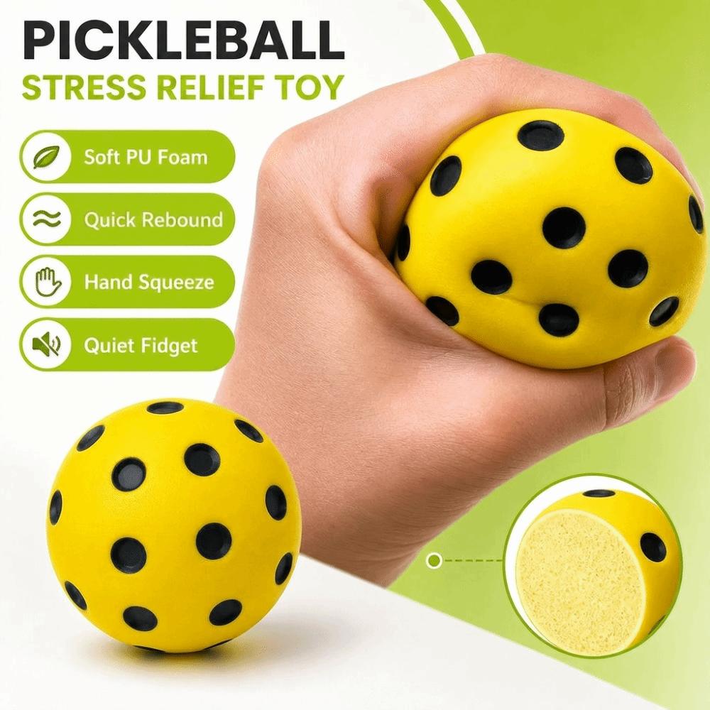 Simulated Anti-stress Squeeze Pickleball Balls High Bounce Quiets Bounce Ball  Fidget Toy