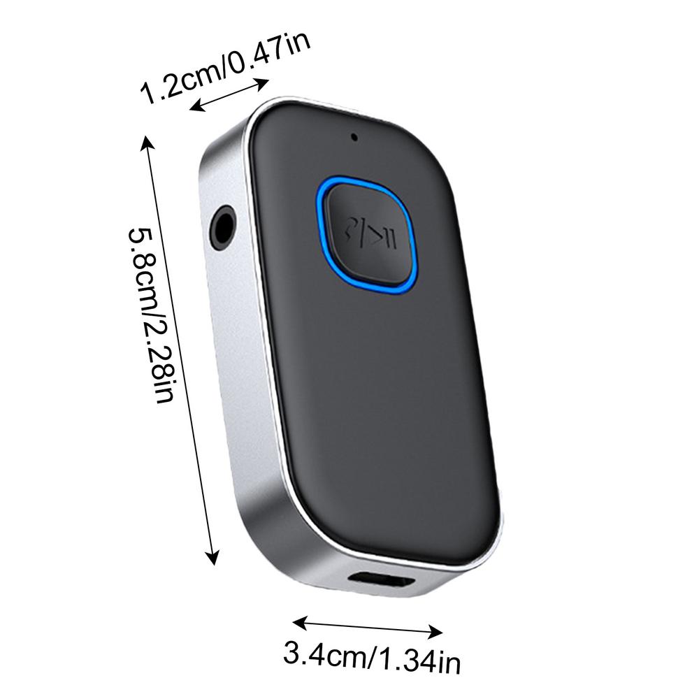 

Беспроводной адаптер для автомобильного радио Портативный беспроводной аудиоприемник 3,5 мм Беспроводной аудиоприемник Беспроводной музыкальный приемник с 16H