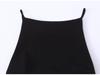 2025 Autumn Women's European & American Style Solid Color Top with Back Bow
