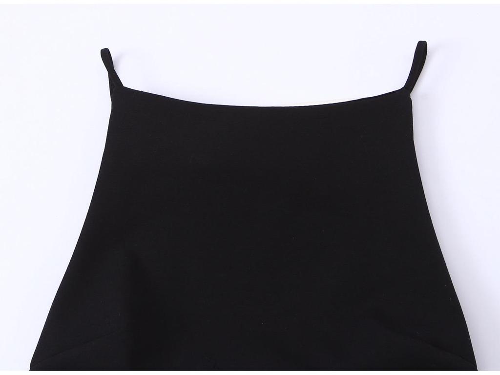 2025 Autumn Women's European & American Style Solid Color Top with Back Bow