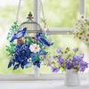 Acrylic Diamond Art Hanging Pendant Flower Birdcage Diamond Painting Home Decor for Beginners Adults and Kids Art Craft Supplies