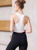 Roopa 3D Crop Tank Yoga Size Small Top, Wear, Moisture-Wicking, Quick-Drying, Stretch, Sleeveless, Women's, White,