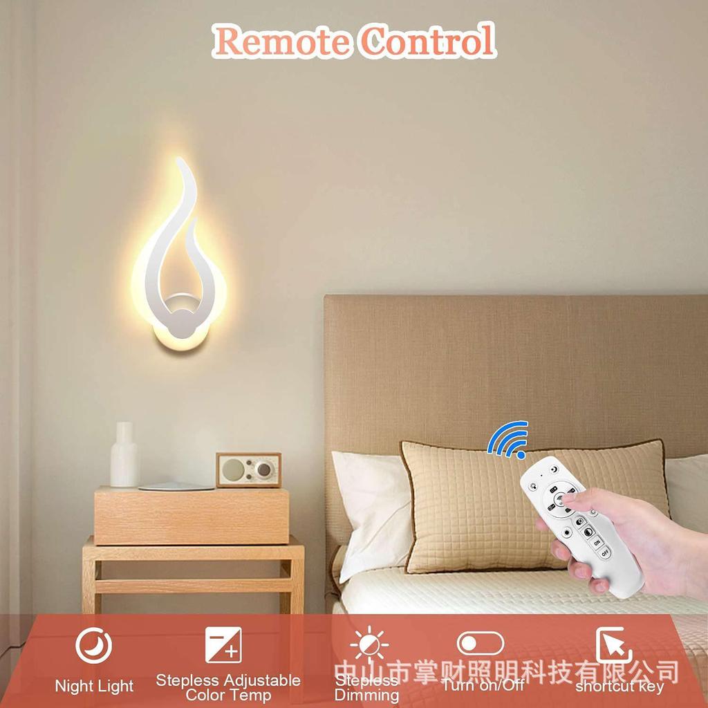 Nordic LED Wall Lamp: Modern Bedside, Bedroom, Living Room, Hallway, Staircase Light