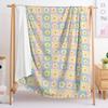 2D Digital Printing, Striped Plaid Blanket Fresh Flannel Blanket eBay Blanket Spring Autumn