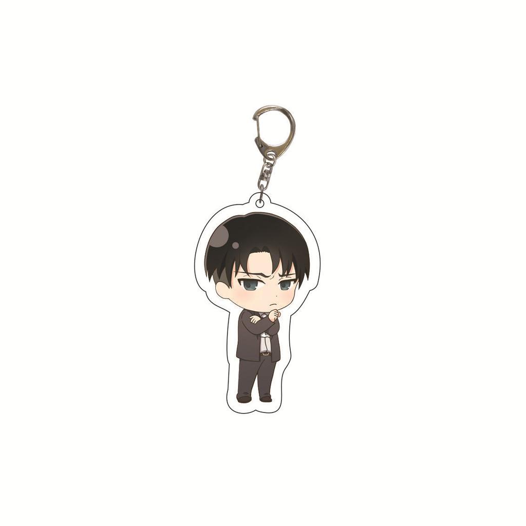 Attack on Titan Key Ring Acrylic Key Ring Custom Logo Print Creative Backpack Accessory Stock Available High Quality