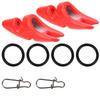 Shrimp Lure Head Cover Drop Weights Bait Sinker with Buckles for Fishing Accessories20g0.7oz
