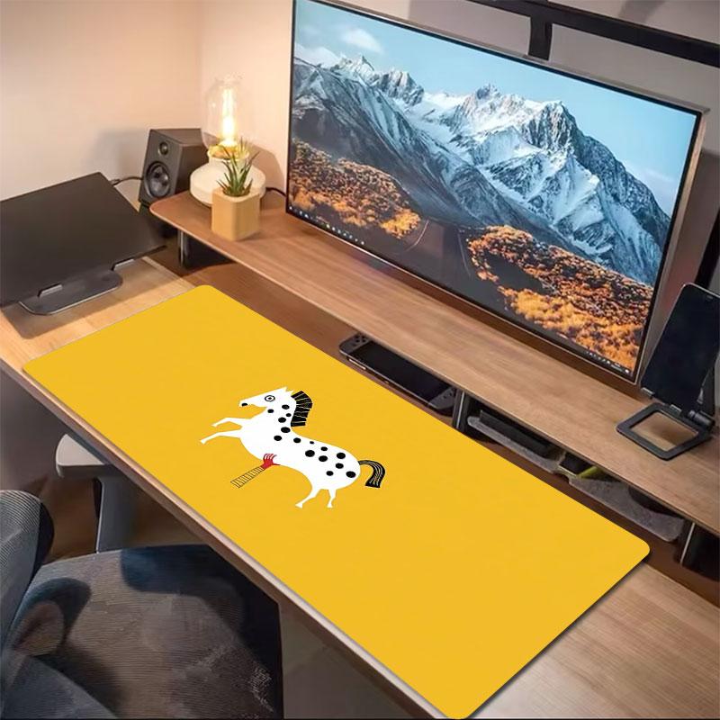 Colorful Dreamscape Large Size Mouse Pad Large Gaming Table Cushion Nonslip Laptop Tablet Big Mousepad Xxl Mat Mini Pc Playmat With Lock Edge