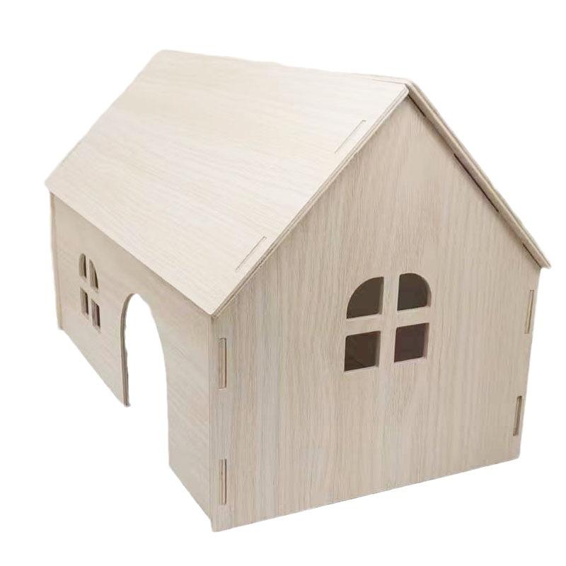 Dragon Cat Wooden Nest Wooden House Demon King Squirrel House Dragon Cat Guinea Pig Squirrel Nest Dutch Pig Rabbit Supplies
