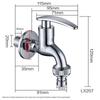 Larsd LX207 Quick-Open Mop Pool Faucet