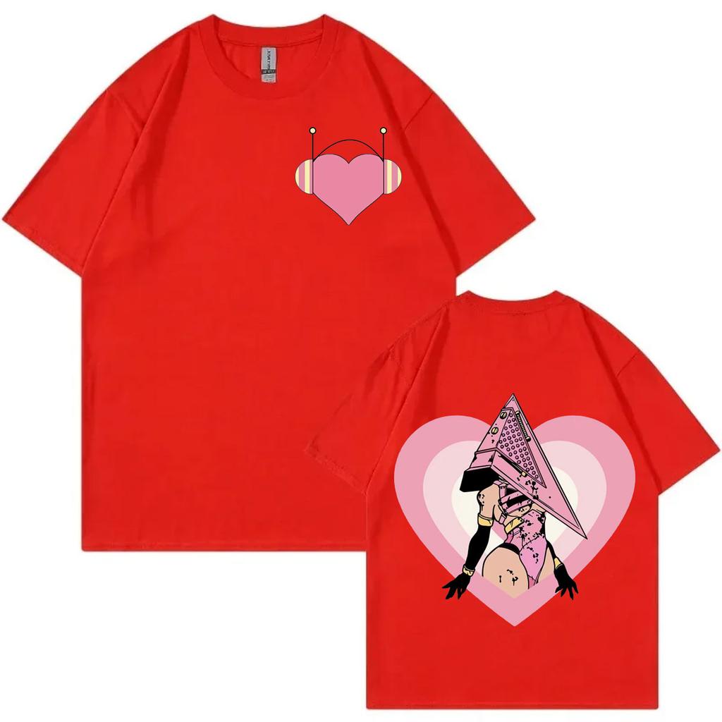 Game Silent Hill 3 Embroidered Princess Heart Graphic T Shirts Harajuku Y2k Short Sleeve Tshirt Unisex Fashion Casual Tshirts