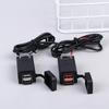 Motorcycle Vehicle-Mounted Charger Waterproof Usb Adapter 12V Phone Dual Usb Port Quick Charge 3.0 With Switch Moto Accessory