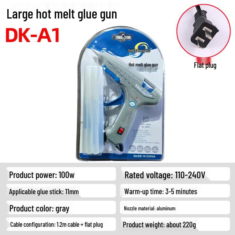 High-Temperature 7/11mm Manual Hot Melt Glue Gun with Glue Sticks