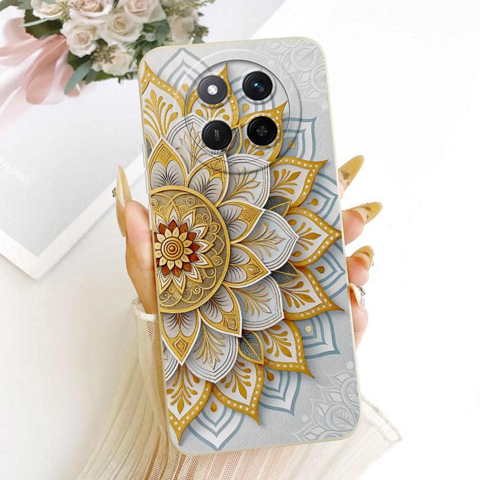 For Honor Magic 7 Lite Case BRP-NX1 Luxury Daisy Painted Soft Silicone Cover For Honor X9c Smart Bumper HonorX9c X 9c Phone Case