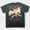 Led Zeppelin T- Shirt Mens Large Black Union Jack Icarus Swan Song Graphic Tee