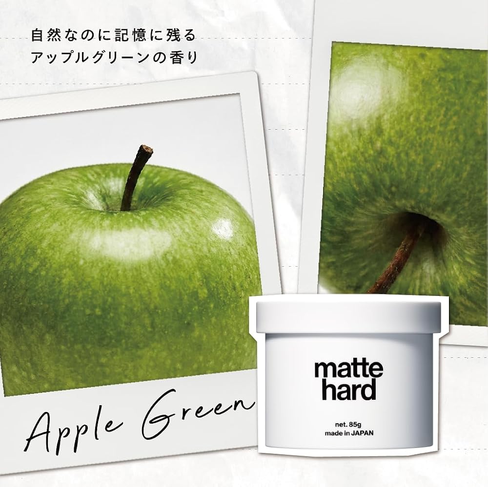 LIPPS Matte Hard Wax 85g Men's Hair Wax Apple Green Scent