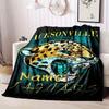 Leopard Customize Your Name Blanket Warm Comfortable And Soft Blankets Are Suitable For Home Chairs Office Sofas Sofas Office Camping And Gifts For
