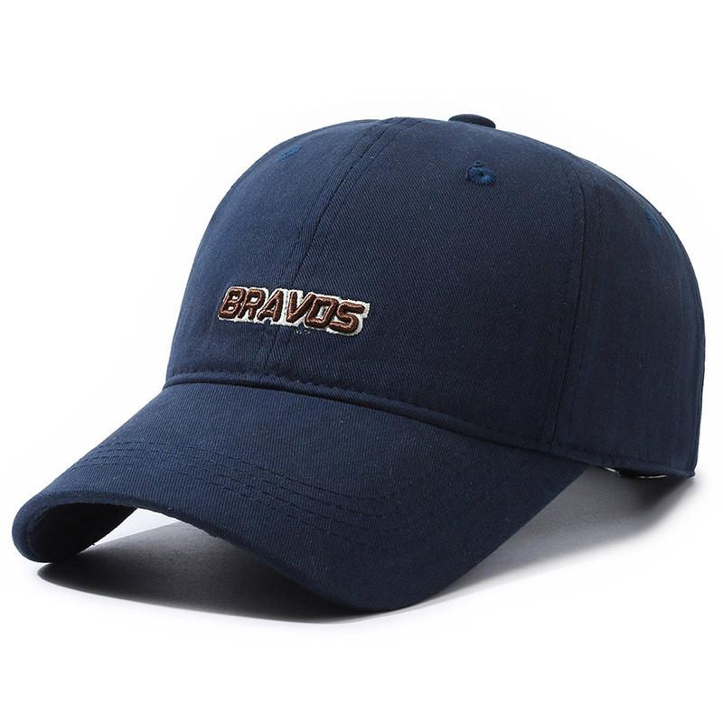 Embroidery Bravos Letter Baseball Caps Womens Sun Protection Sports Outdoor