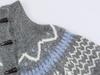 Women's Retro Fair Isle Horn Button Cardigan - 2026 Autumn/Winter Collection