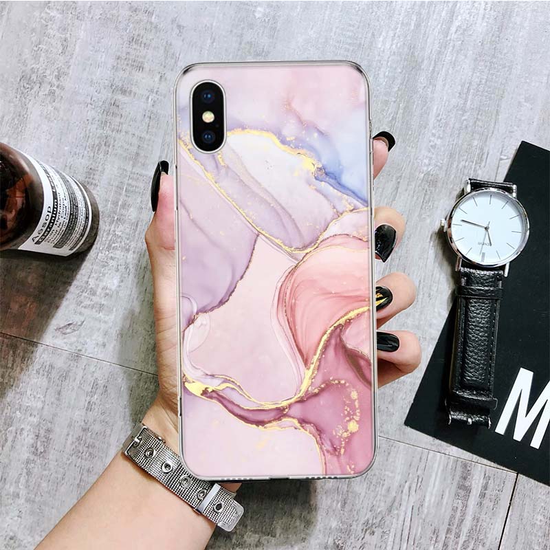 Granite Marble Phone Case For iPhone 17 Air 16 15 Plus 11 14 Pro Max 13 Mini 12 7 8 + SE Pattern Art Customized Cover 17 Air 16